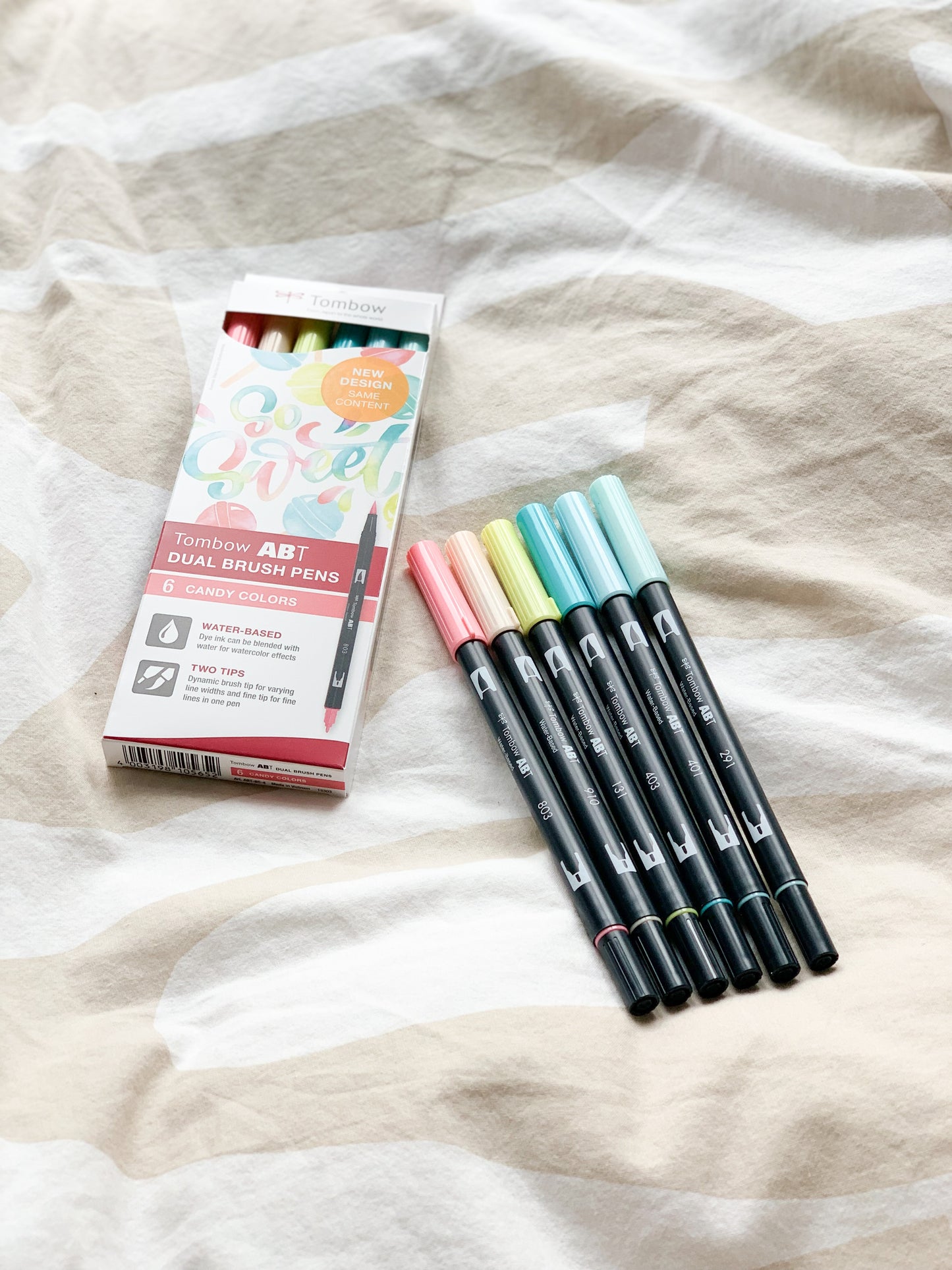 Tombow ABT Dual Brush 6-set Candy